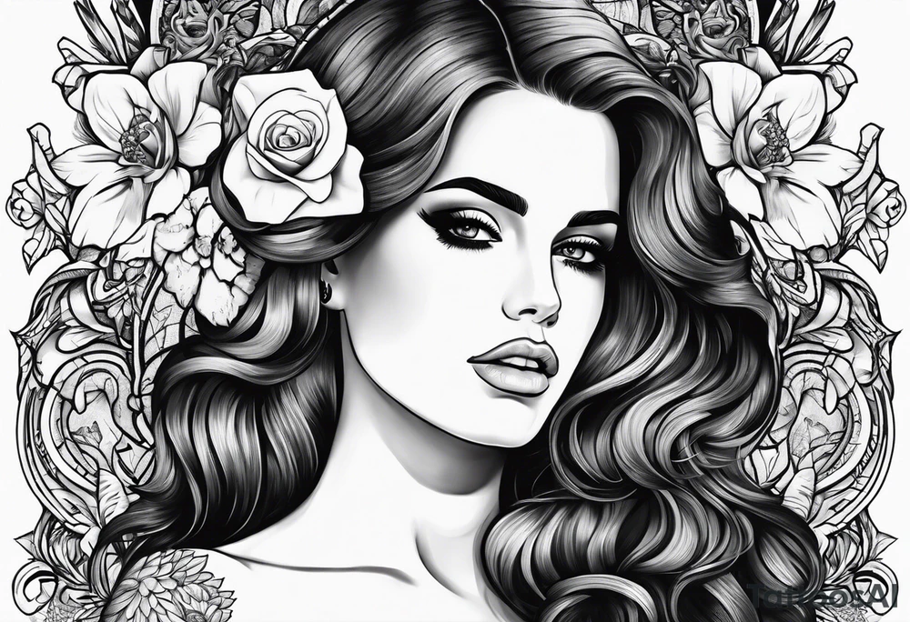 Lana del rey tattoo idea
