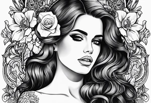 Lana del rey tattoo idea