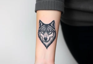 Wolf tattoo idea