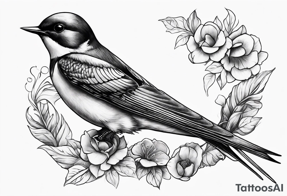Swallow tattoo idea