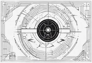 Trading chart with up trend and meaningful qauot that express the up movement tattoo idea