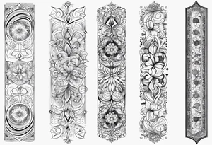 Unalome Tattoo on Woman’s Spine fine line, flowermoon, balance, eternity, perfection, love, patience, rising out of suffering tattoo idea
