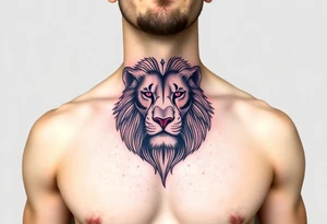 realistic
lion w tattoo idea