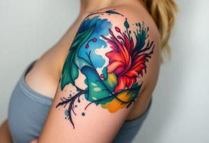 uma tatuagem que expresse a filosofia do bem e do mal tattoo idea