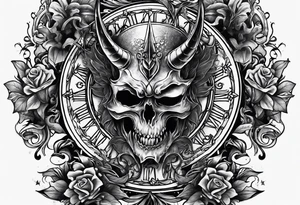Phrase: "Don't deal with the devil" tattoo idea