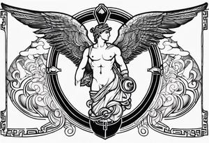 God 
Hermes tattoo tattoo idea