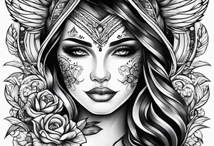 Mom dad family hold habd tattoo idea