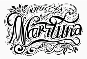 MARTINA tattoo idea