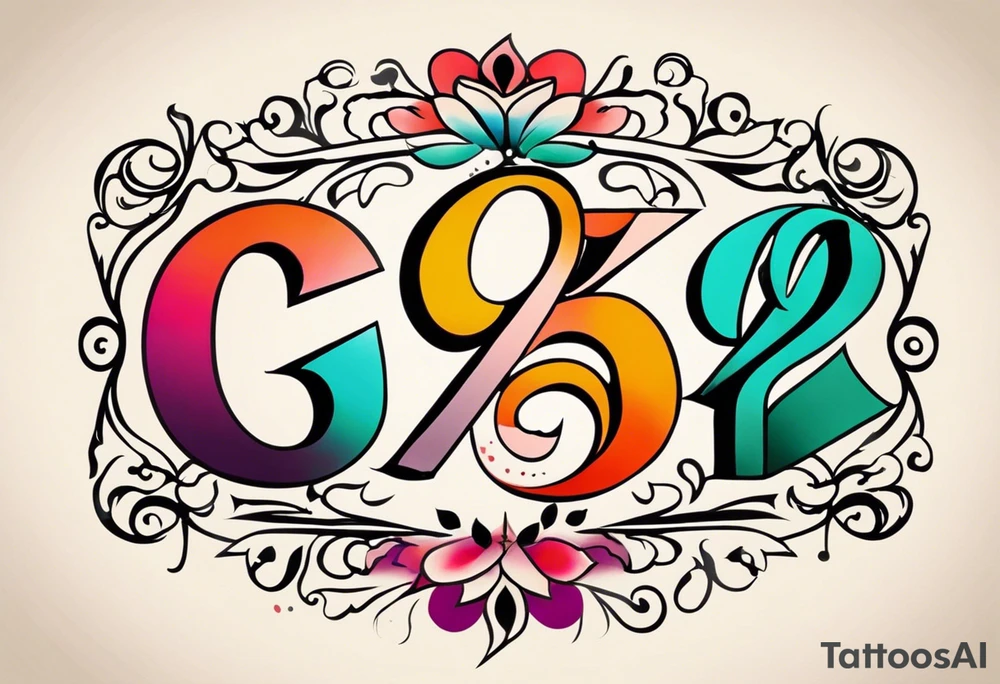 I would like a tattoo - number 13 in a colorful old school style. The tattoo should be approximately 7-8 centimeters in size. It symbolizes the date my daughter was born. Please make it bold and vibrant, with classic old school elements like shading, outlines, and maybe some subtle details that hint at a lucky or meaningful number. tattoo idea