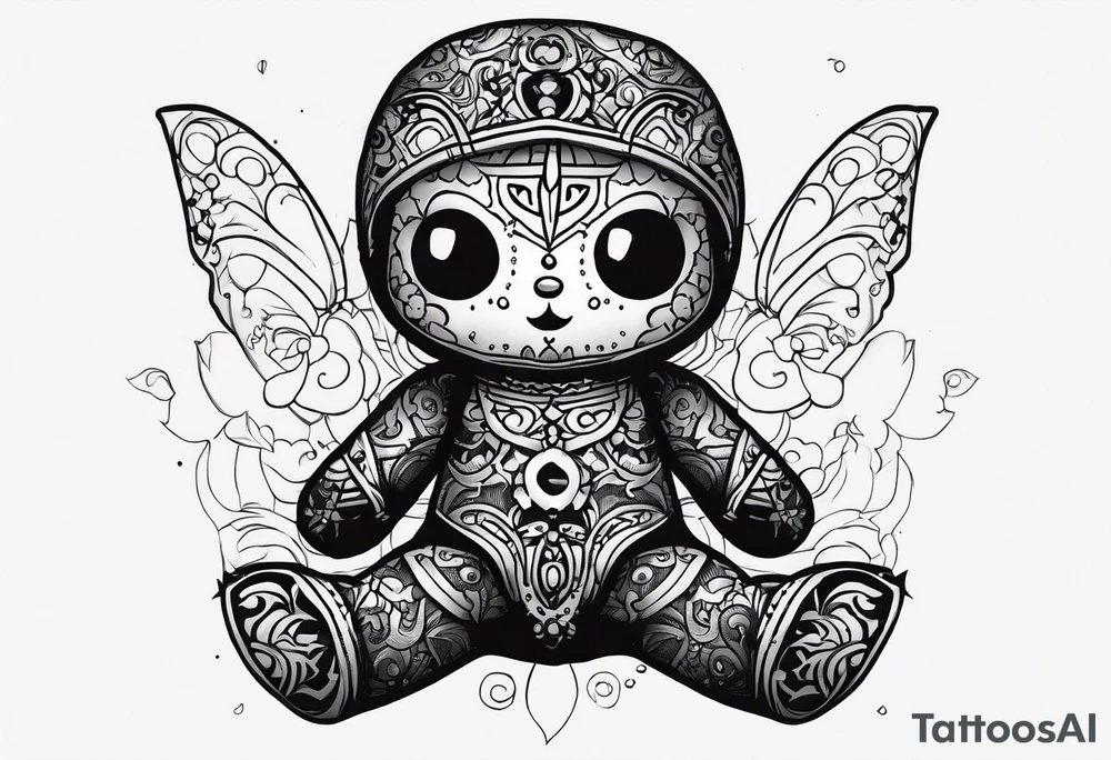 voodoo doll tattoo idea