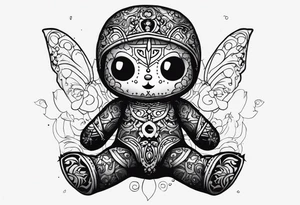 voodoo doll tattoo idea