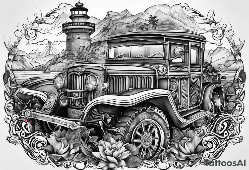 arm
 symbolism of world travel and Marine Corps tattoo idea