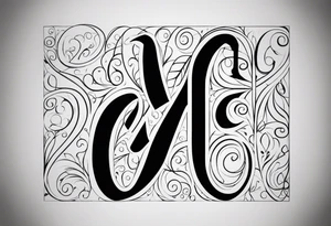 I want to letters "ABC" tattoo idea