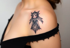 Asian Indian, Gemini, bratz doll tattoo idea