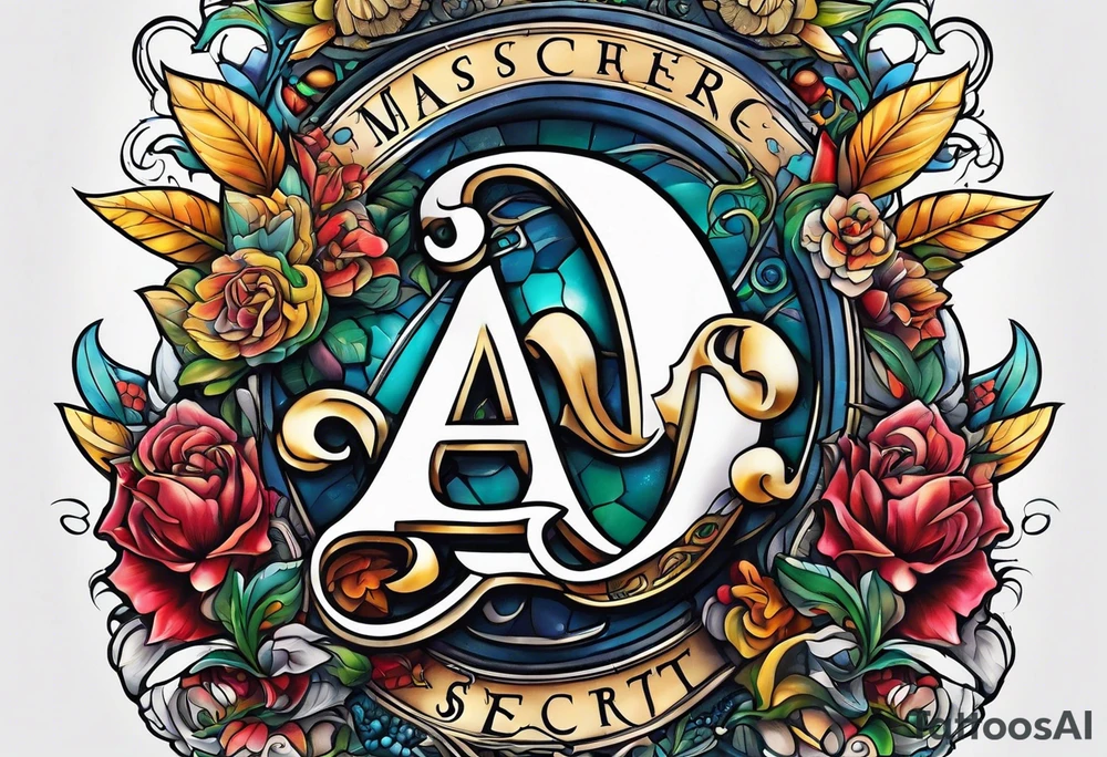 A secret alphabet tattoo idea
