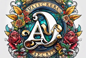 A secret alphabet tattoo idea
