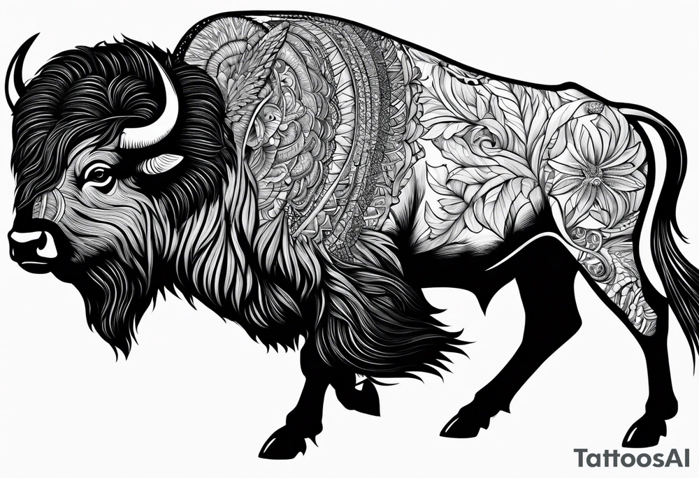 buffalo tattoo idea