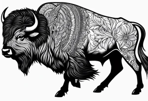 buffalo tattoo idea