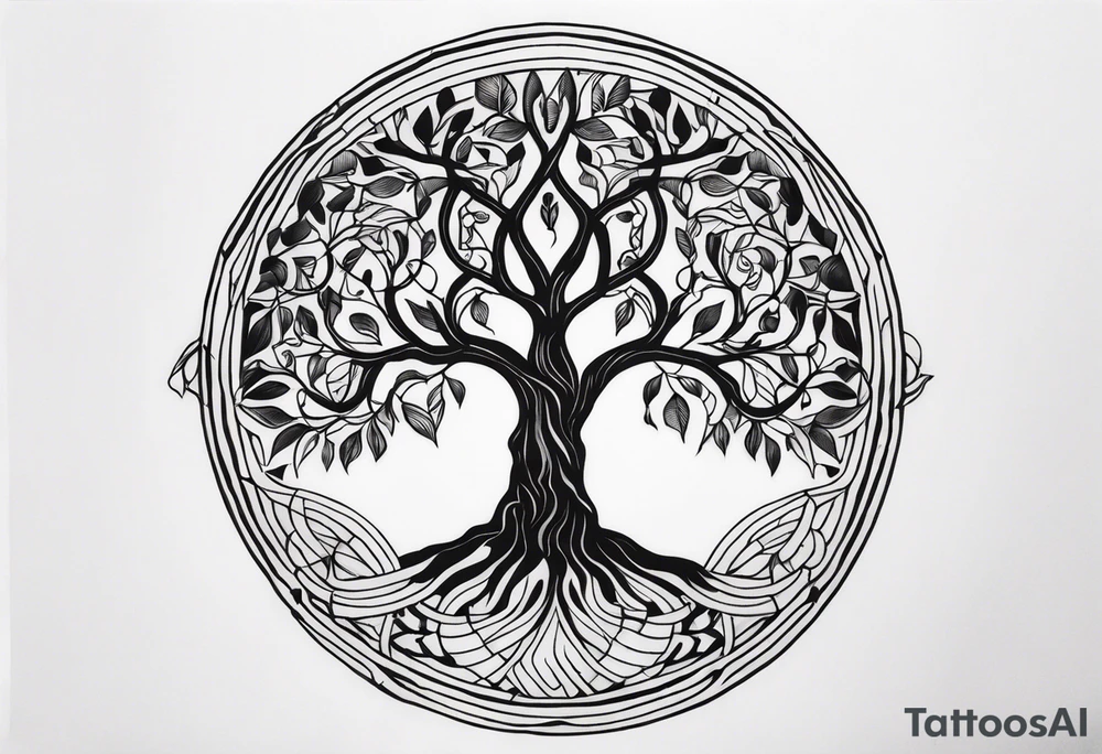 Tree of life tattoo idea