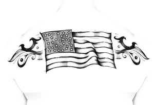 American Flag Military tattoo idea