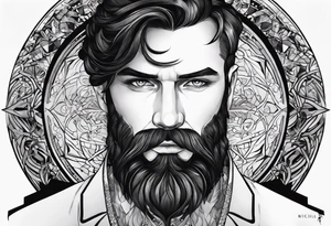 Michail Gorshenev from last scene serial korol I shut tattoo idea