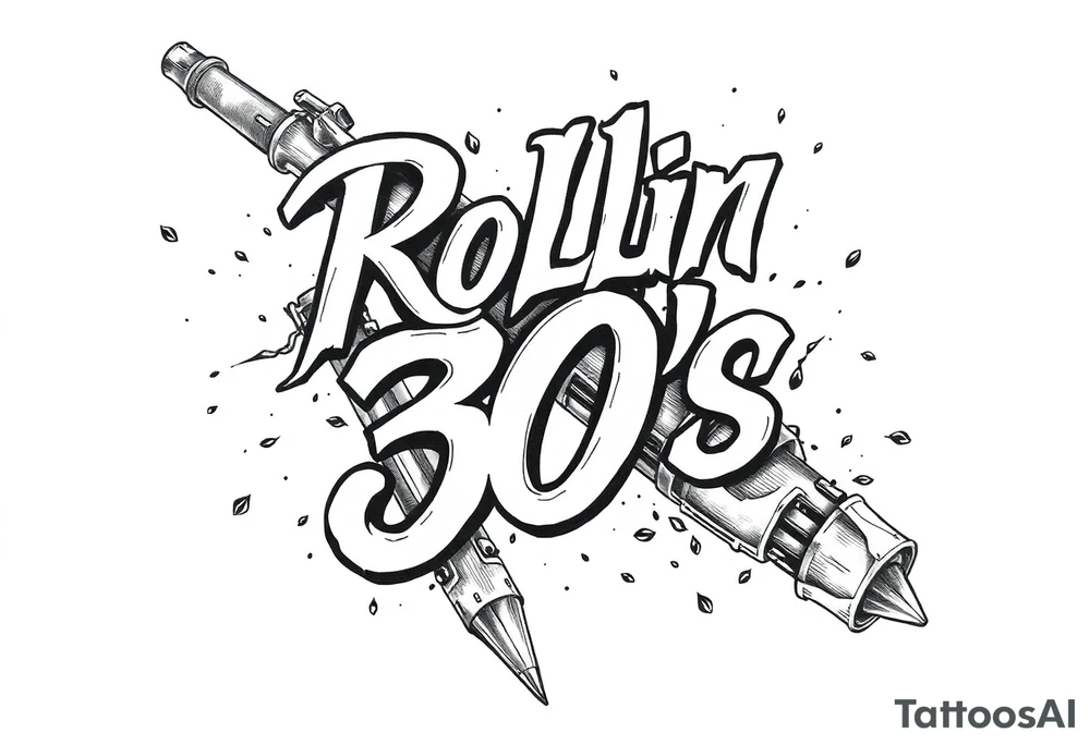 “Rollin 30s” tattoo idea