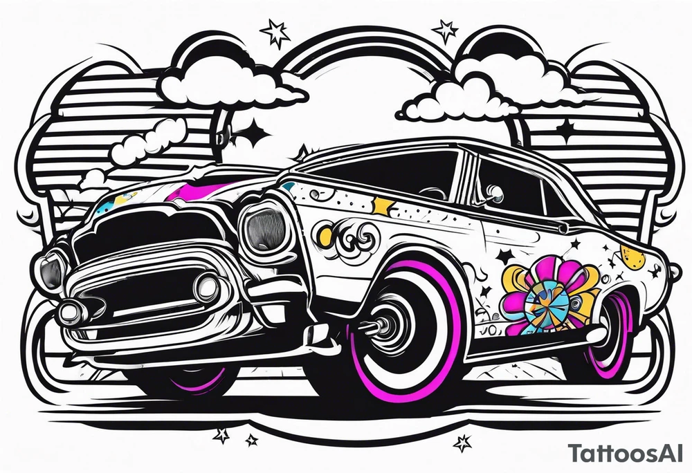 Derby car tattoo idea