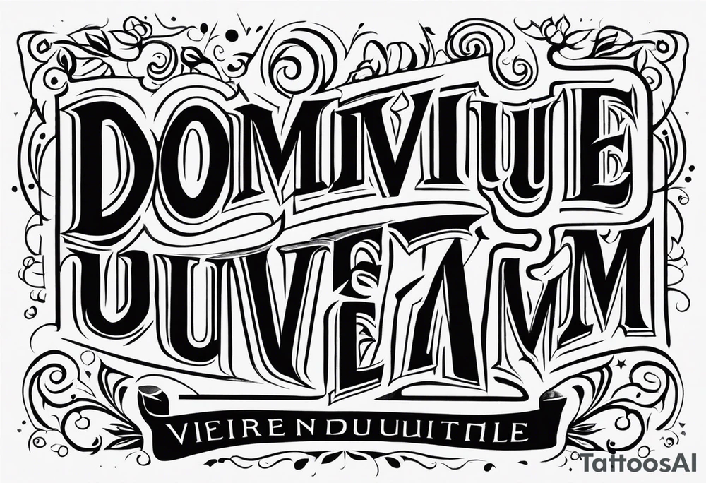 domineadiuvaincredulitatemmeam tattoo idea