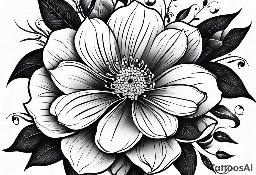 flowers tattoo idea