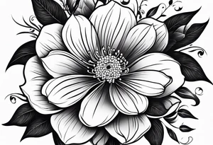 flowers tattoo idea