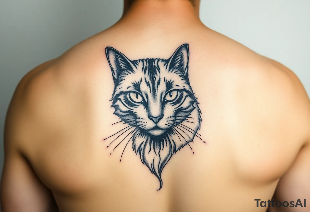 Black Cat tattoo idea