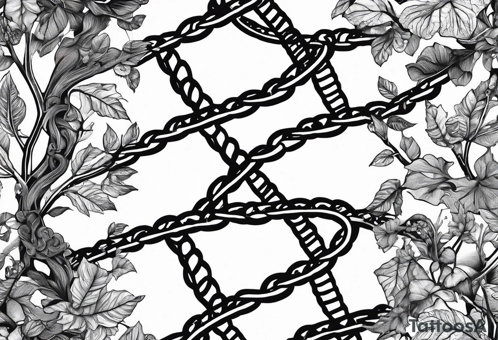DNA helix made from root.
add leaf
hands tattoo idea DNA helix made from root.
add leaf
hands tattoo idea