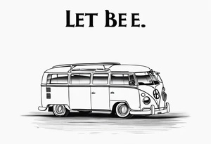 The Beatles song lyric “let it be”for my nana violet who passed away tattoo idea