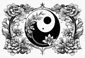 Ying Yang tattoo idea
