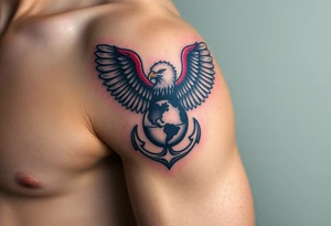 Combat marine veteran eagle globe and anchor
Operation Iraqi freedom
Dog tags tattoo idea