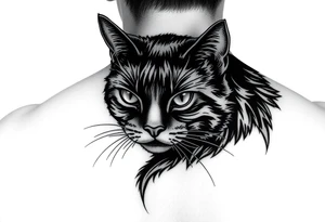 Black Cat tattoo idea