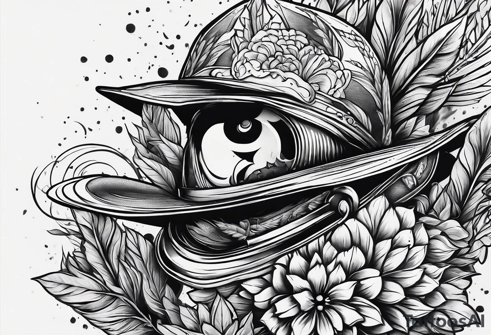 Nature and bullets tattoo idea