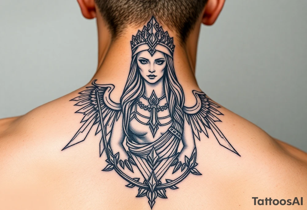 La dama de la justicia ♎ tattoo idea