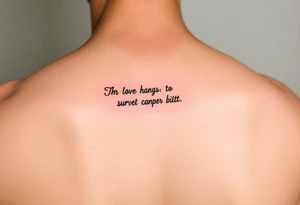 Reminder of surviving divorce tattoo idea