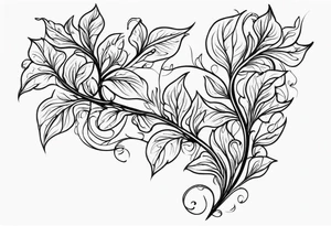 Vine or Ivy tattoo idea