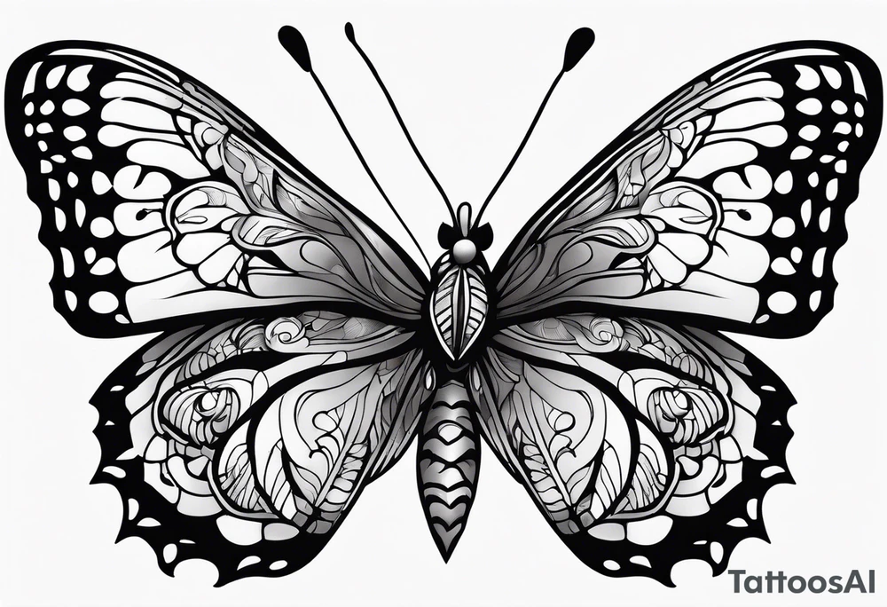butterfly tattoo idea