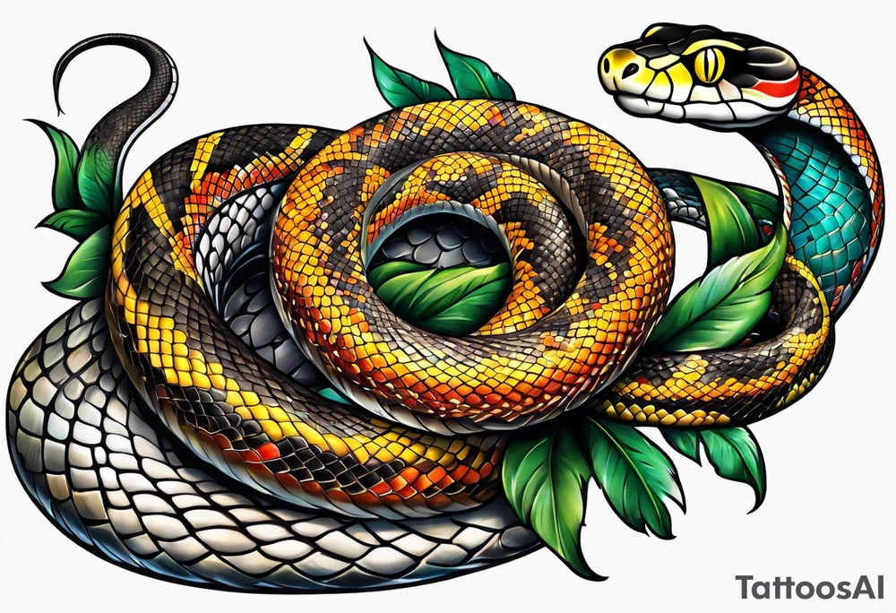 snake tattoo idea