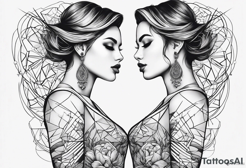 Matching tattoo for husband and wire tattoo idea