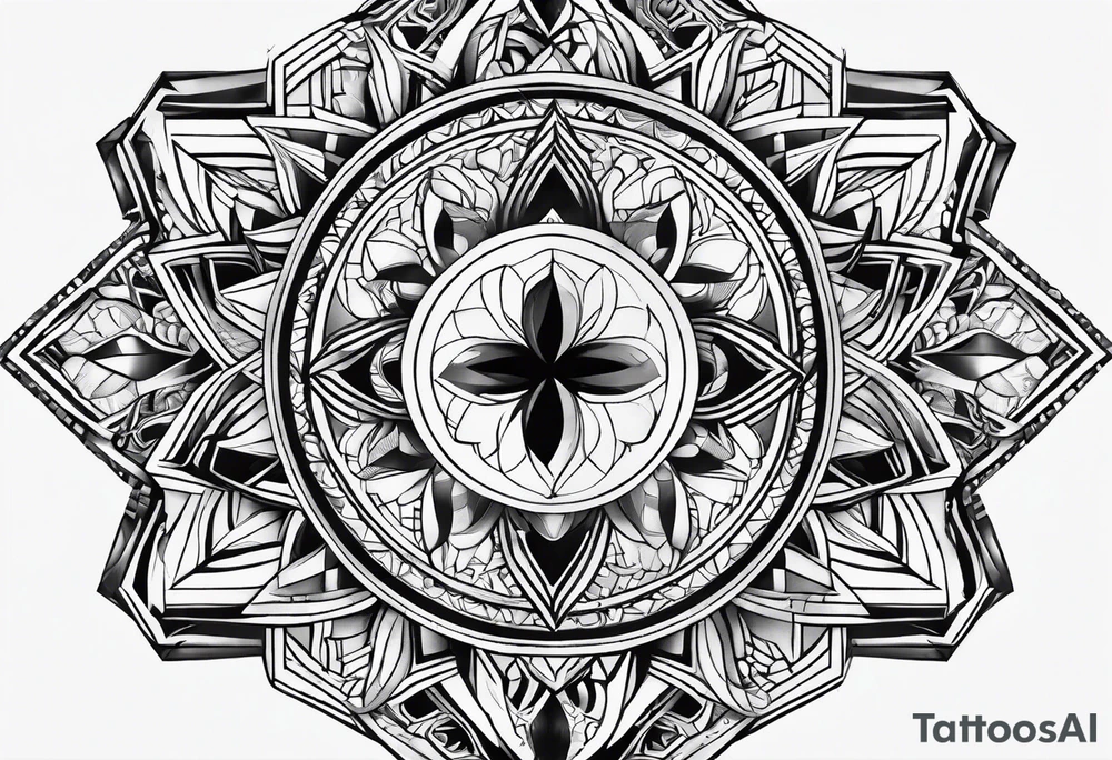 Geometric tattoo idea