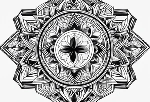 Geometric tattoo idea