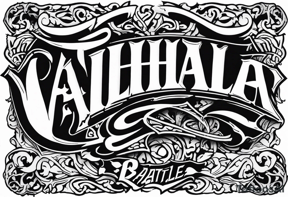 Valhalla battle tattoo idea