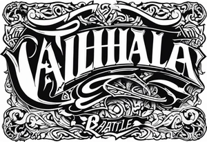 Valhalla battle tattoo idea