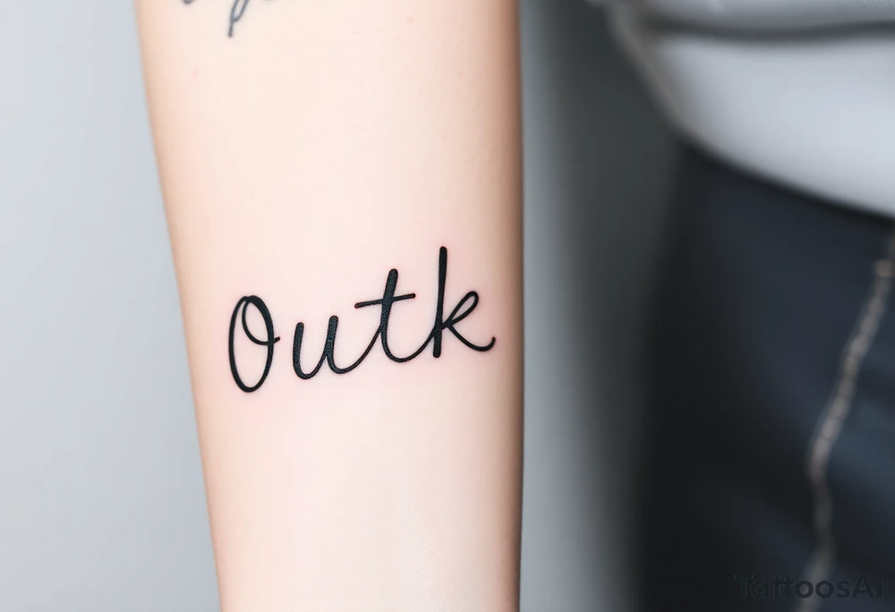 music group Outkast simple tattoos tattoo idea