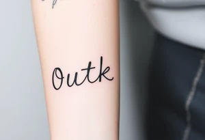 music group Outkast simple tattoos tattoo idea