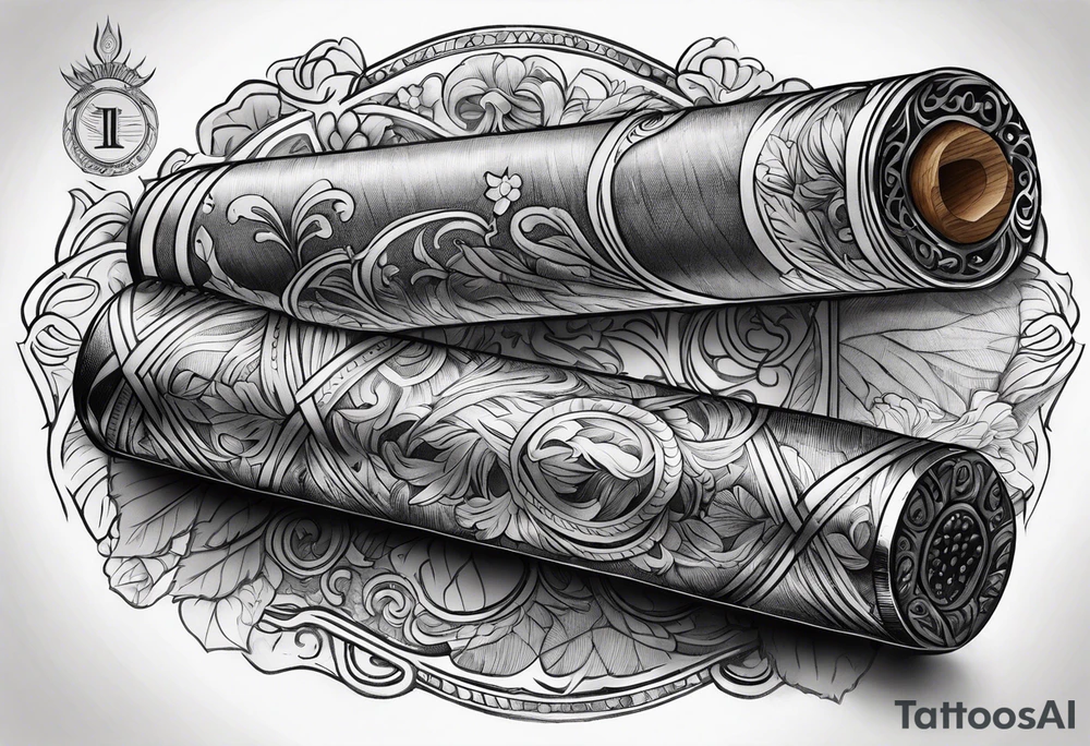cigar tattoo idea